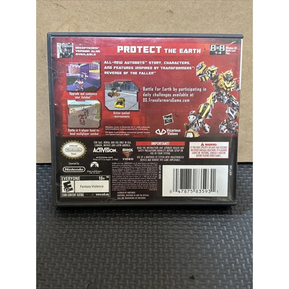 Nintendo transformers revenge